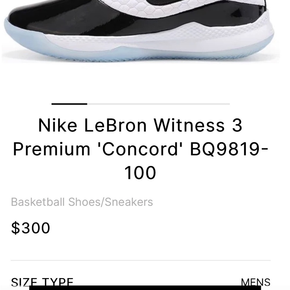 Nike LeBron Witness 3 Premium 'Concord
